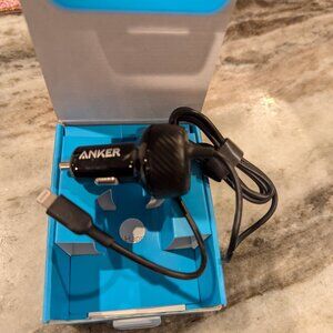 Anker Powerdrive 2 Elite car charger with lightning connector